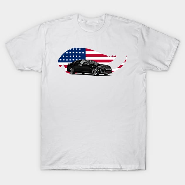 CTSV USA Print T-Shirt by Auto-Prints